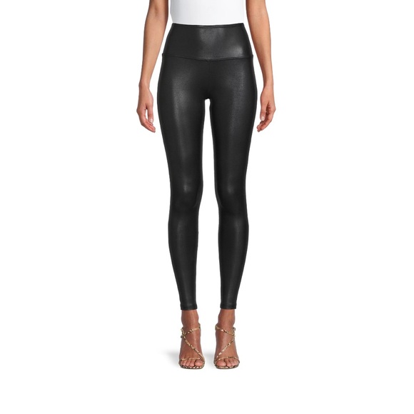 Time and Tru Pants - Time and Tru | Black Faux Leather Leggings